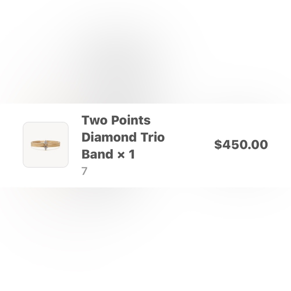 Audry Rose 14k and diamond ring - Picture 4 of 6